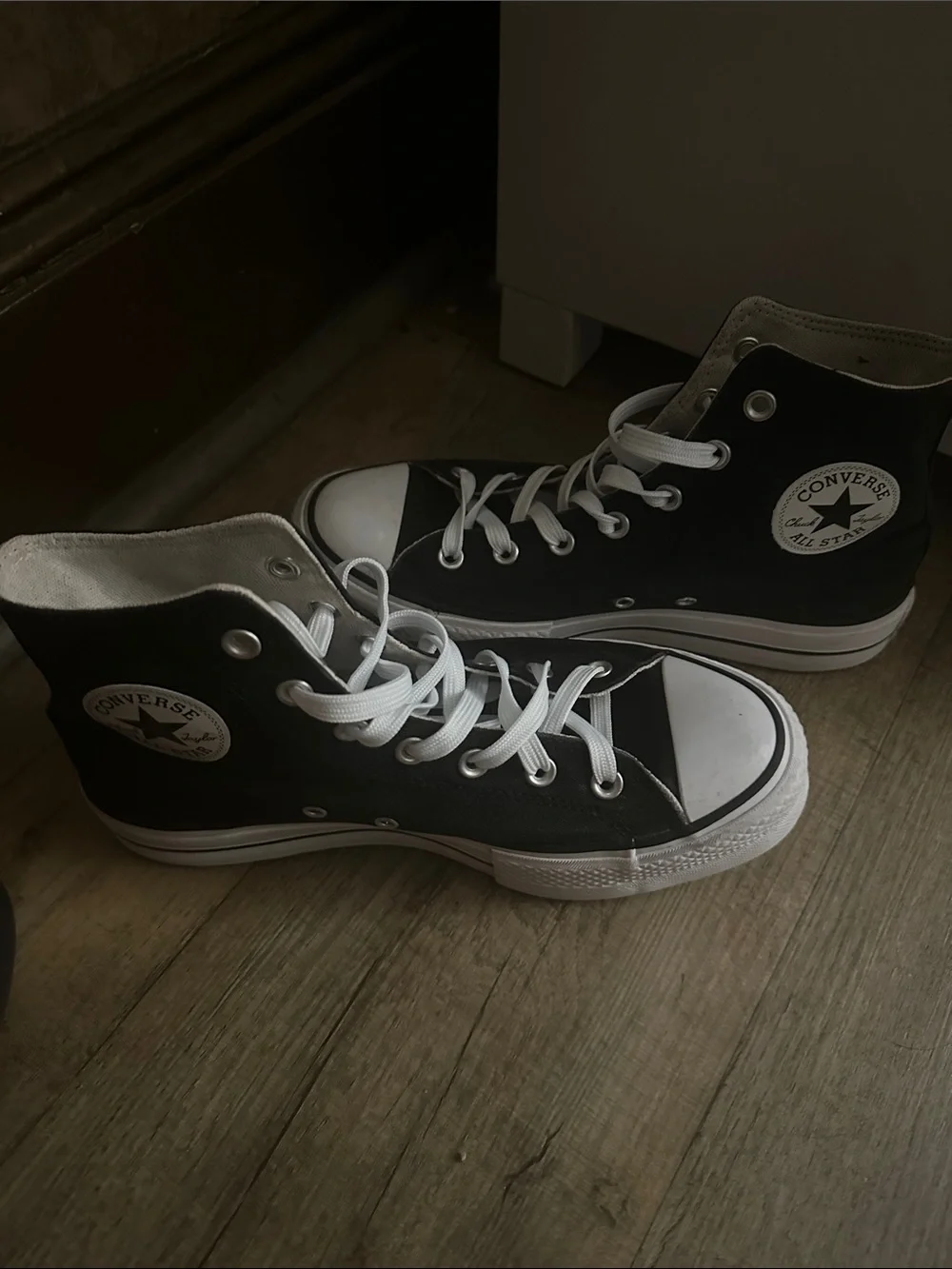 Converse Black High-Top Chukka Boots with White Accents Euphoria Zedaya Kicks